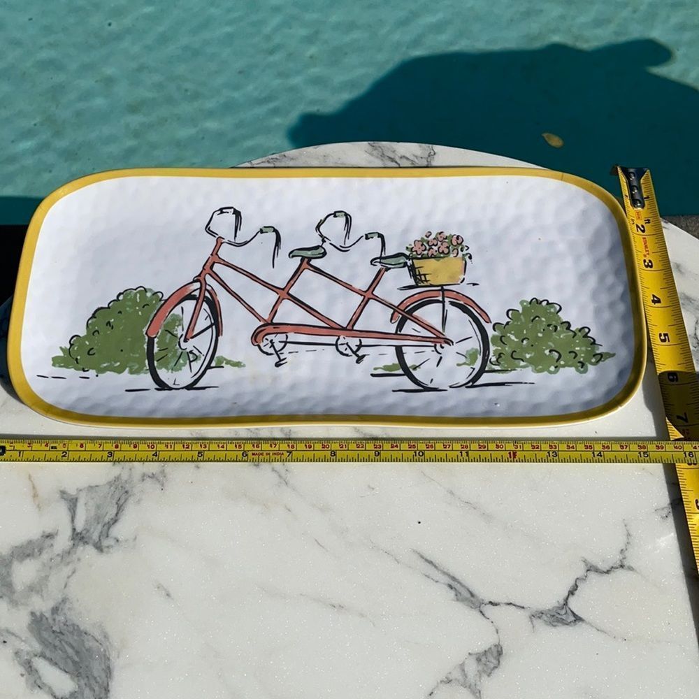 Bicycle thick plastic tray